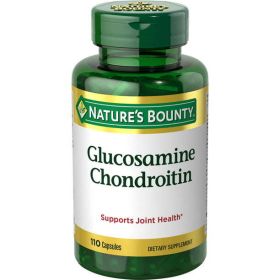 Nature's Bounty Glucosamine Chondroitin Capsules;  110 Count