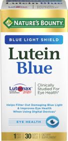 Nature's Bounty Lutein Blue Dietary Supplement Softgels;  30 Count