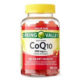 Spring Valley CoQ10 Adult Gummies;  200 mg;  100 Count