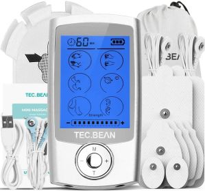 TEC.Bean 24Modes TENS Unit Muscle Stimulator with 8 Electrode Pads