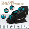 Full Body Massage Chair With Zero Gravity Recliner,with two control panel: Smart large screen & Rotary switch,spot kneading and Heating,Airbag coverag