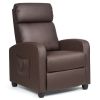 Recliner Sofa Wingback Chair with Massage Function