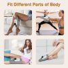 Electric Leg Calf Arm Massager Portable Cordless Rechargeable Air Leg Compression Massage Adjustable Wrap with 3 Modes Intensities Heating Function Pa