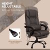 Vinsetto High Back Vibration Massage Office Chair with 6 Points, Hight Adjustable Computer Desk Chair, Reclining Office Chair with Retractable Footres