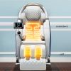 Electric Luxury back Calf heat Kneading 3D AI Voice Zero Gravity foot roller oversize morden Massage Chair