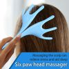 1pc Six-Claw Head Massager; Head Massager For Scratching And Massaging The Scalp; Relieving Fatigue