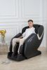 BOSSCARE Massage Chair Recliner with Zero Gravity, Full Body Airbag Massage Chair with Bluetooth Speaker, Foot Roller Brown