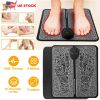EMS Foot Massage Pad Electric Stimulator Massager Unit Leg Reshaping Muscle Pain Relax Foldable Massage Mat