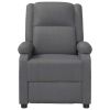 Massage Chair Anthracite Faux Leather