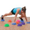 Polygonal Design Massage Ball Balancing Pods Half Round Yoga Balance Massager Ball for Children and Adults Fitness Exercise Gym Pods