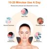 Ergonomic Heated Neck Stretcher Cervical Traction Therapy Pillow with Graphene Heating Pad 3 Gear Temperature Smart Timer Setting USB Plug