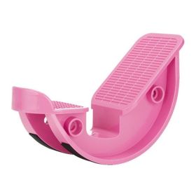 1pc Foot Stretcher Rocker; Calf Ankle Stretch Board For Achilles Tendinitis Muscle Stretch Yoga Fitness Sport Massage Auxiliary Board (Color: Pink)