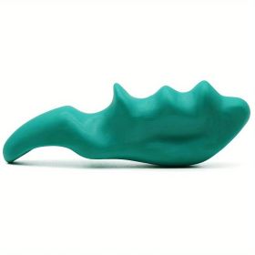 1pc Green Mini Thumb Massager, Durable Delicate Workmanship For Small-Scale Massage Of The Whole Body (Color: Blackish Green)