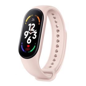 M7 Smart Watch Bluetooth Step Counting Sports Smart Bracelet Fitness Tracker Heart Rate Blood Pressure Sleep Monitor Smartwatch (Color: Pink, Ships From: CN)