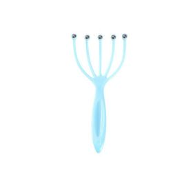 1pc Five-Claw Head Massager; 7.08*3.34in; Portable Head Massage Tool For Pressure Relief (Color: Blue)