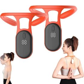 1/2pcs Mericle Ultrasonic Portable Lymphatic Soothing Body Shaping Neck Instrument;  Portable Massager for Men and Women (Color: 2 pcs-red)