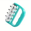 1pc Handheld Body Roller Massager, Roller Control Lifting Tools For Back, Ergonomic Handle Plastic Massager, Fascia Release And Muscle Massage Roller