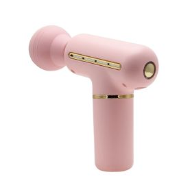 Portable Mini Massage Gun for Deep Tissue Massage - Perfect for Travel and Home Use (Color: Light Pink)