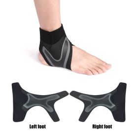 1Pair Sport Ankle Stabilizer Brace Compression Ankle Support Tendon Pain Relief Strap Foot Sprain Injury Wraps Run Basketball (Color: 1pair 540112, size: M)