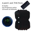 LCD Display EMS Neck Stretcher Electric Massager 8 Mode Cervical Massage Patch Pulse Muscle Stimulator Portable Relief Pain