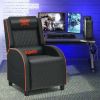 Massage Gaming Recliner Chair with Headrest and Adjustable Backrest for Home Theater