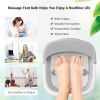 Household Foldable Foot Soaking Tub W/ Massager