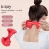 1pc TPO Handheld Neck Massager, Multifunctional Mini Fitness Massager, Manual Trigger Point Massager, Body Scalp Massager Portable For Neck, Shoulder