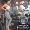 High Waist Yoga Pants Women's TIK Tok Leggings Butt Lifting Workout Tights Plus Size Sports Shapewear (Light Grey;  M)